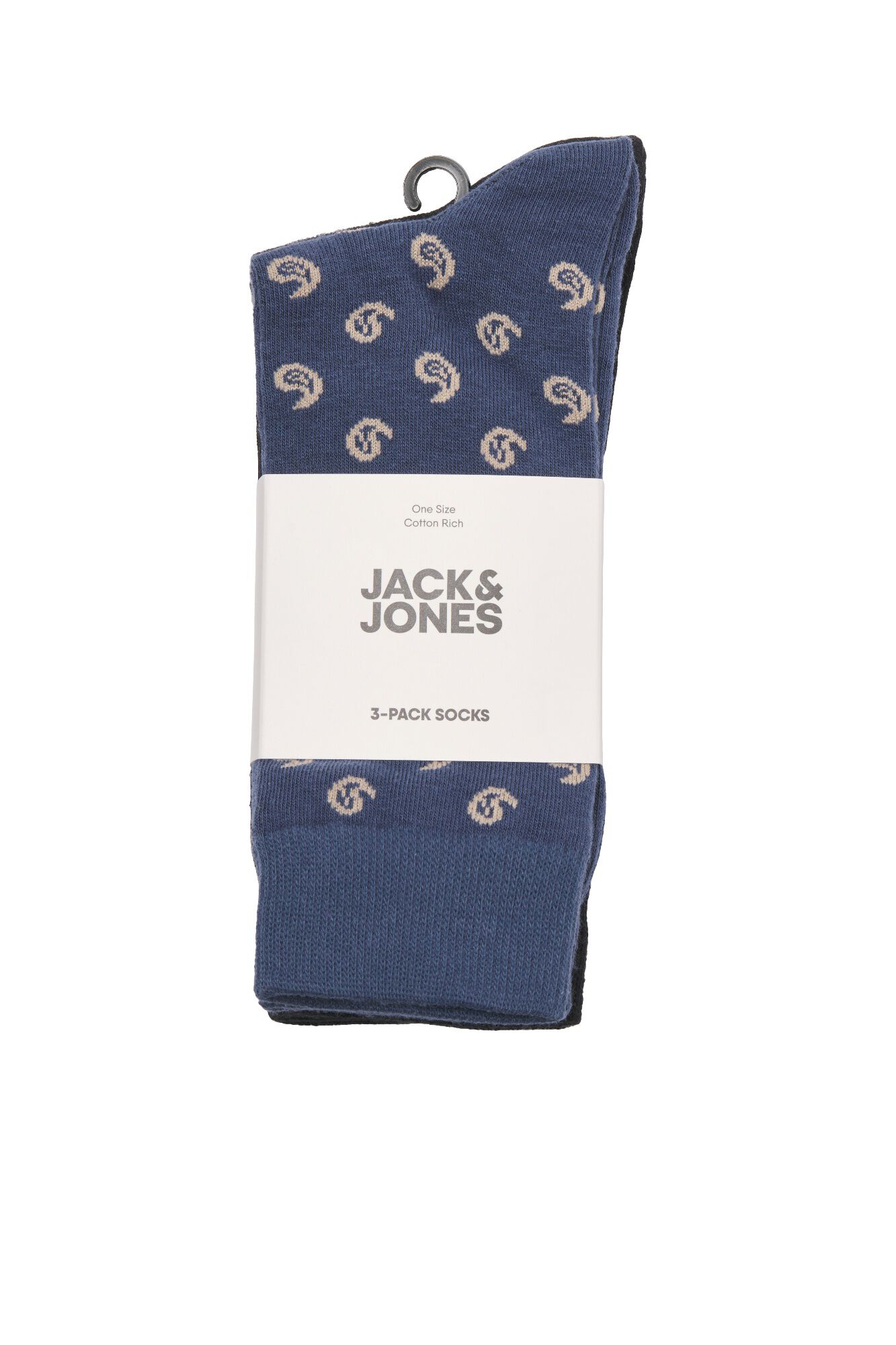 Jack & Jones Pack 3 meias de algod&atilde;o