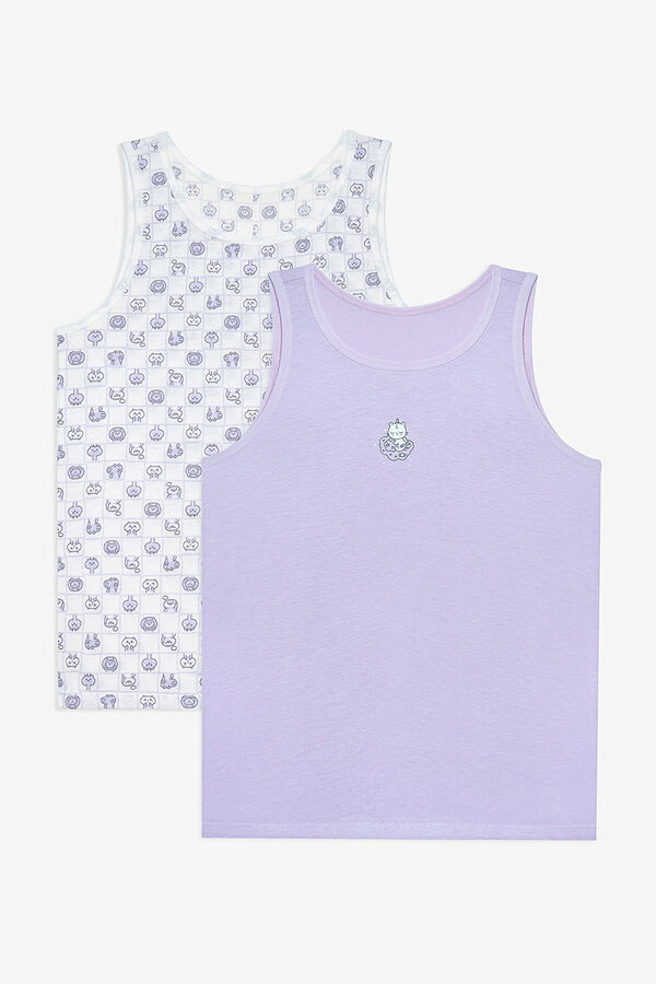 Penti Top para crian&ccedil;a (2 unidades) estampado