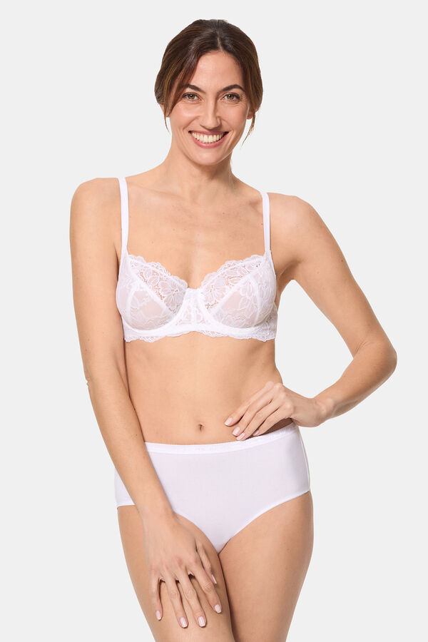 Womensecret Lace underwired bra white