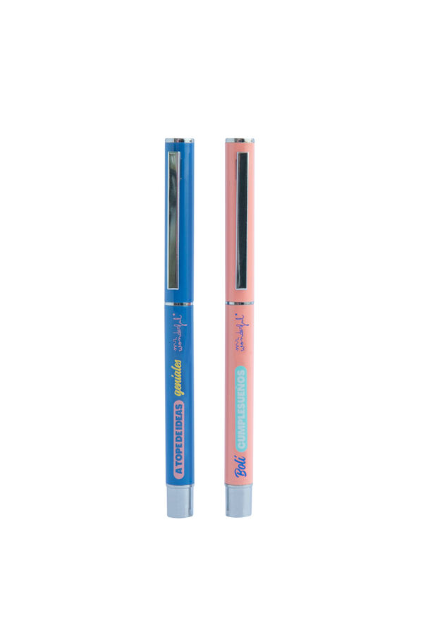 Womensecret Set of 2 pens for writing imprimé
