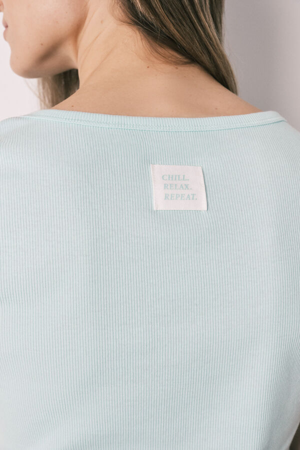 Women'secret Green short sleeve gingham print pyjamas green