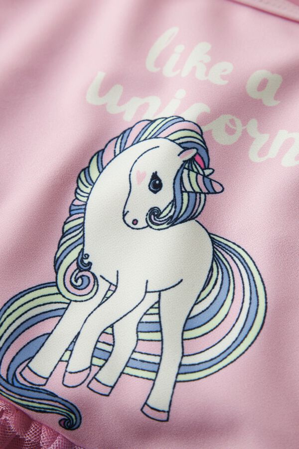 Name it Ba&ntilde;ador unicornio de ni&ntilde;a rosa