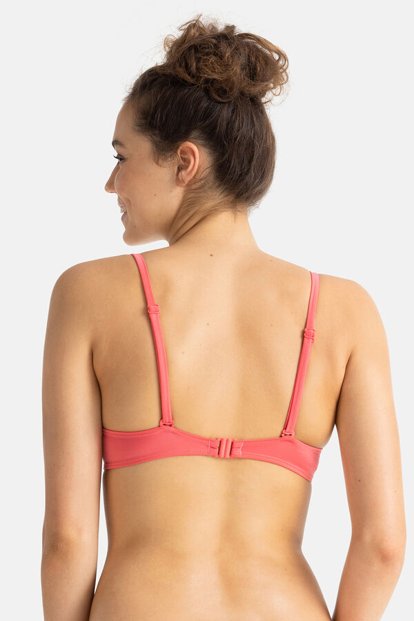 Womensecret Light Padded Bikini Top Cairns rózsaszín