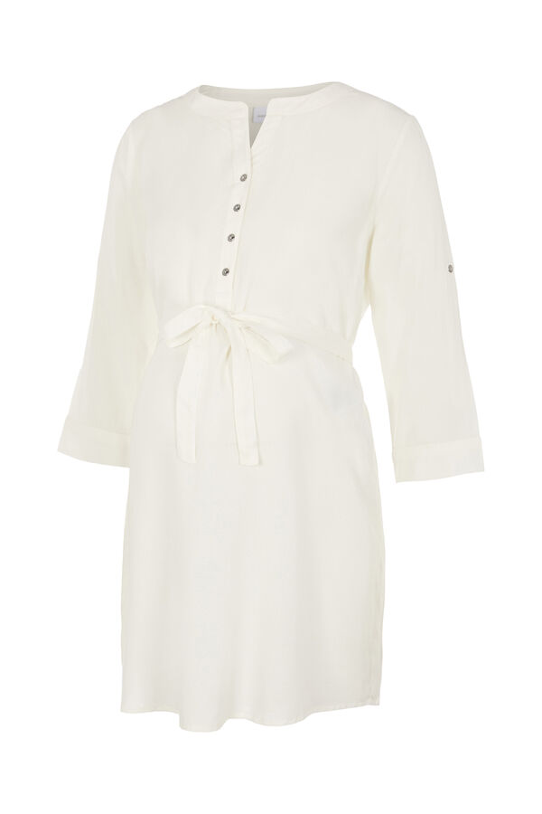 Womensecret Short maternity and nursing dress blanc