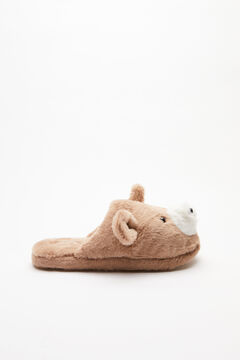 Womensecret 3D bear slippers  nude