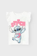 Womensecret Camiseta sin mangas de Stitch blanco