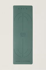 Born Living Yoga Matte Wave 6mm Eisberggrün Naturweiß