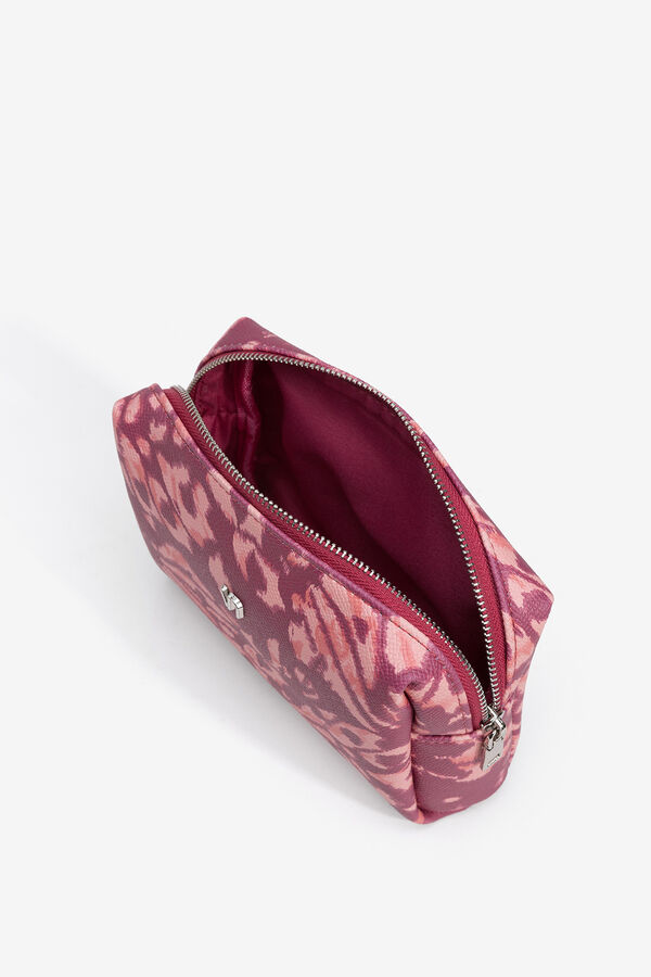 Vilanova Bolsa de Cosm&eacute;ticos Estampada burdeos