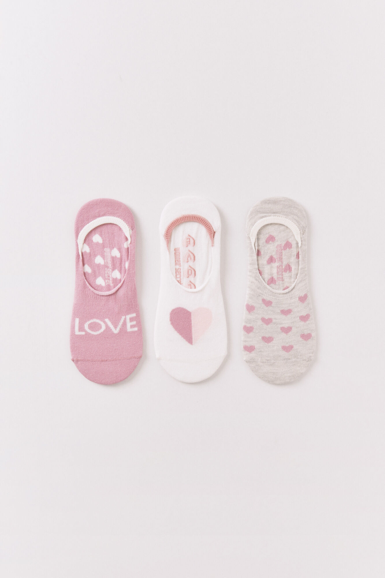 Women'secret Pack of 3 socks slip-on socks 