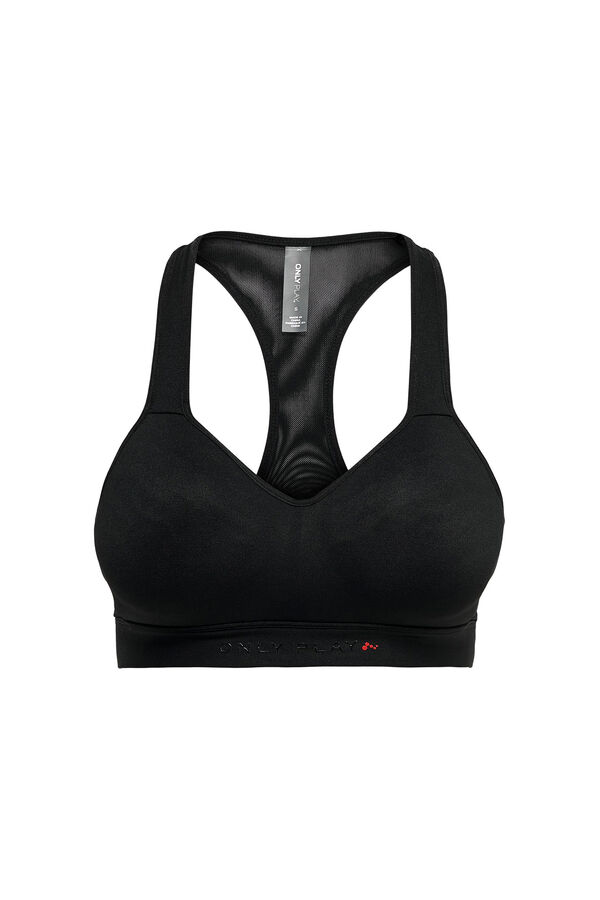Womensecret Sport-BH mit Netz auf dem Rücken Schwarz