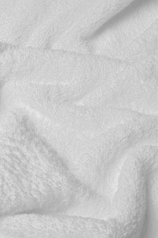 Womensecret Toalha lavatório friso algodão egípcio 50 x 90 cm. branco