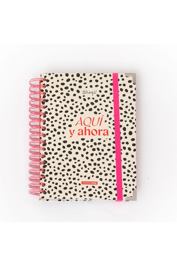 Mr. Wonderful Agenda Office 2026 Diaria - Aqu&iacute; y ahora estampado