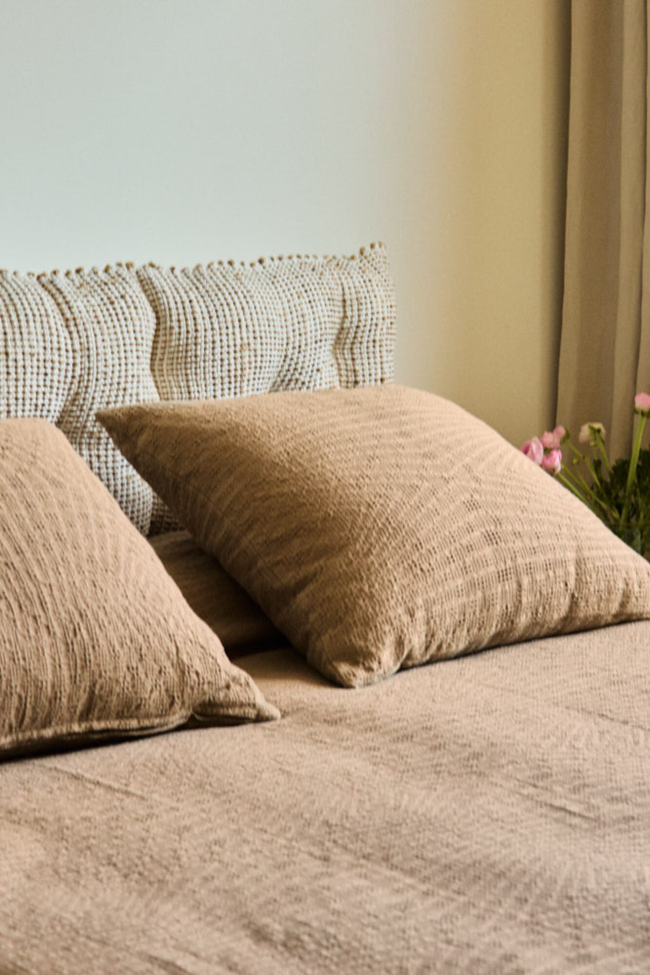 Calma House Colcha de algod&oacute;n de 240x260