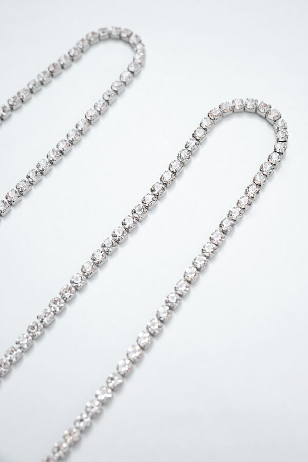 Women'secret Shiny gemstone straps beige