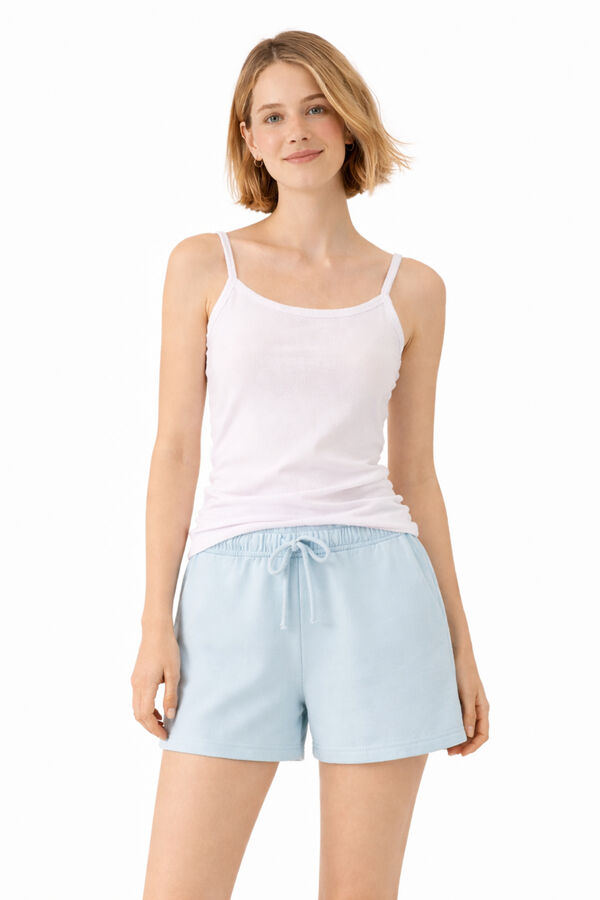 Lmtd Short b&aacute;sico cord&oacute;n ajustable azul