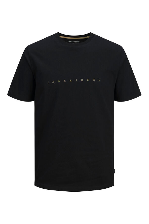 Womensecret Camiseta logo en relieve negro