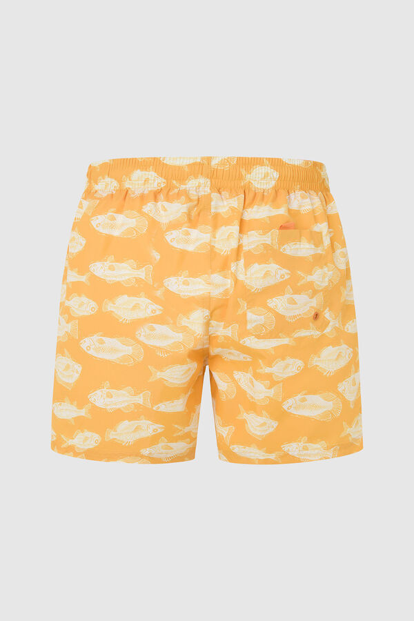 Womensecret Fish swim shorts Gelb