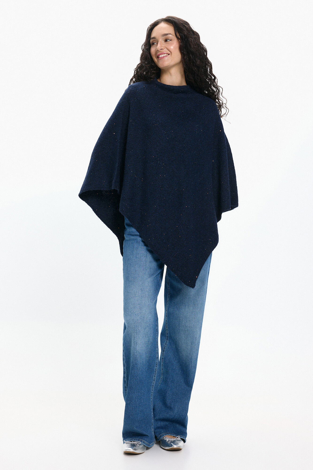 Pieces Lurex Poncho