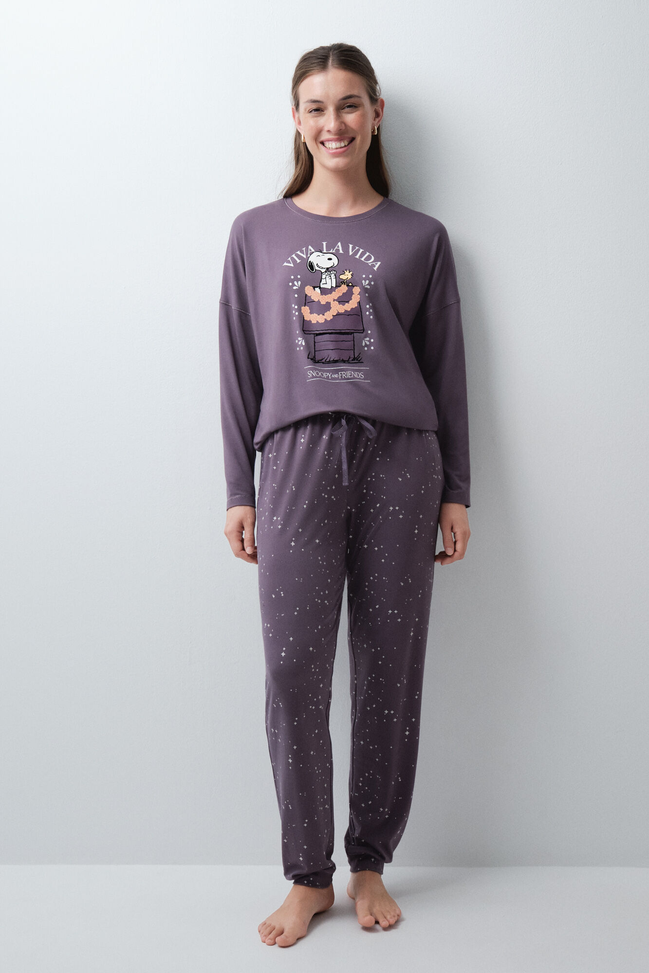 Women'secret Snoopy Halloween long pyjamas