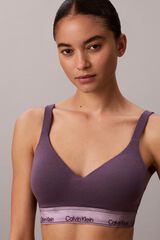Calvin Klein  Soutien bralette pr&eacute;-moldado preto