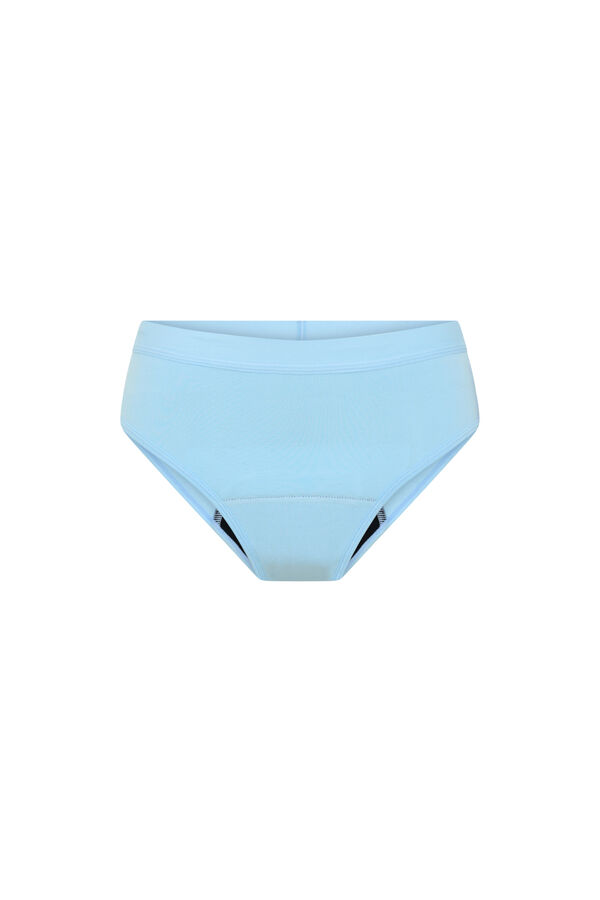 Modibodi Organic cotton period panty blue