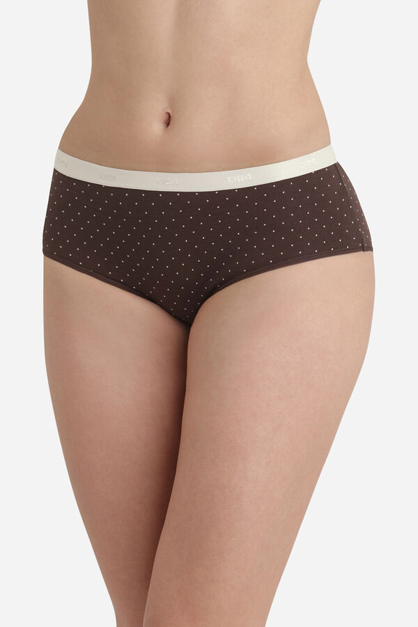 DIM Pacote com 3 boxers de algod&atilde;o el&aacute;stico com estampas estampado