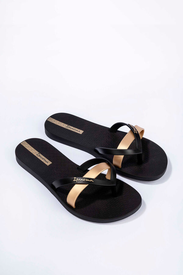 Ipanema Chinelo tradicional com tira extra preto