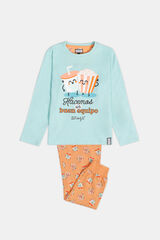 Mr. Wonderful Pijama manga comprida menina - Equipo Mr Wonderful azul