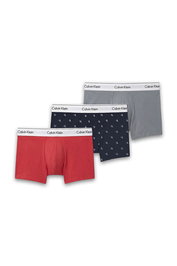 Calvin Klein 3-pack low-rise boxers ICON COTTON STRETCH printed