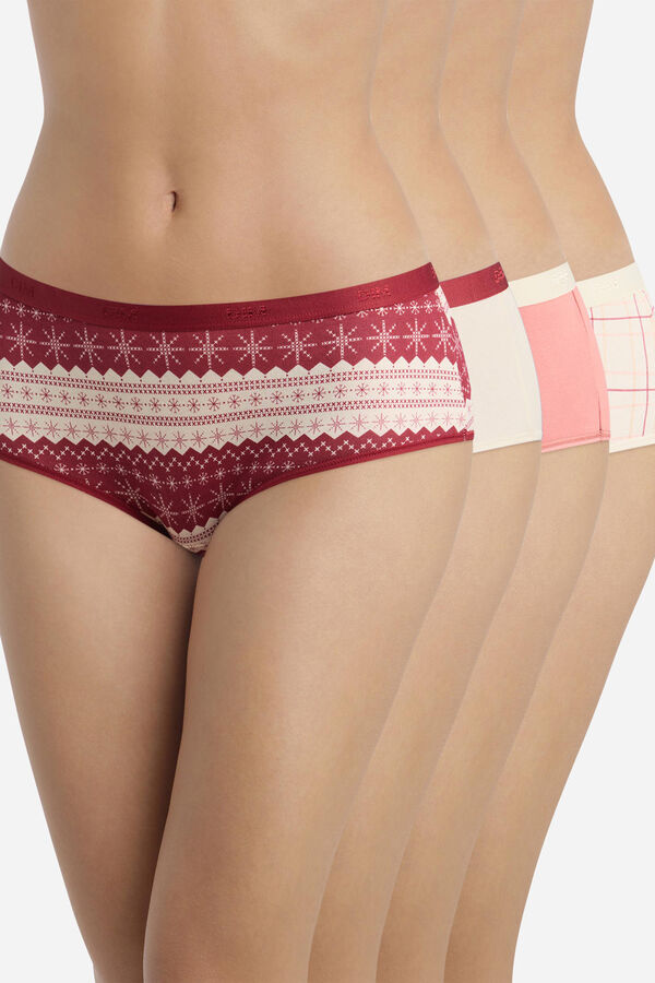 DIM Pack of 4 DIM cotton boxers Pockets printed