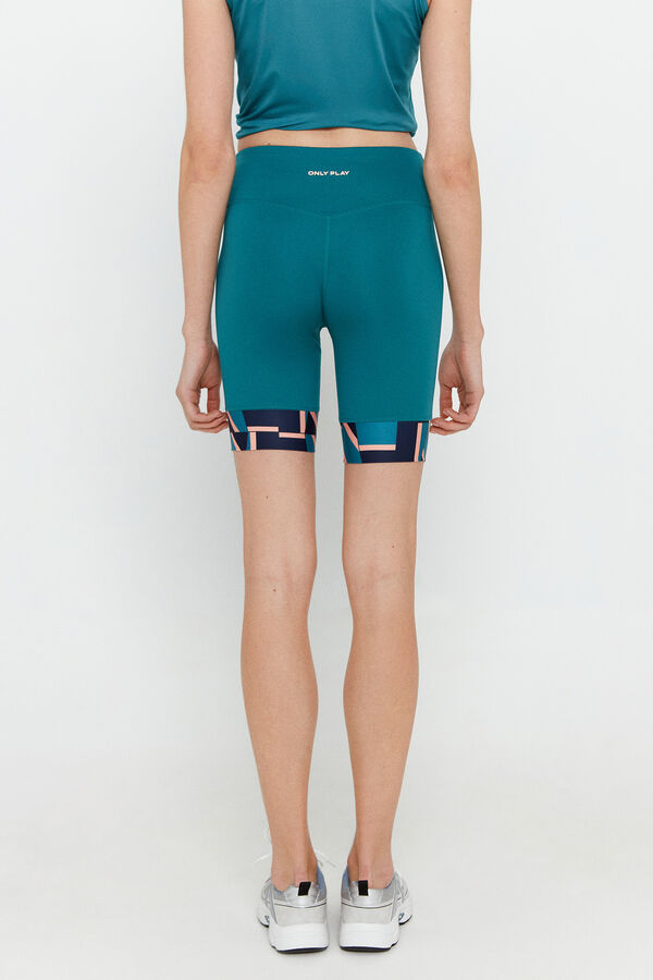 Womensecret Shorts Print Sport Blau