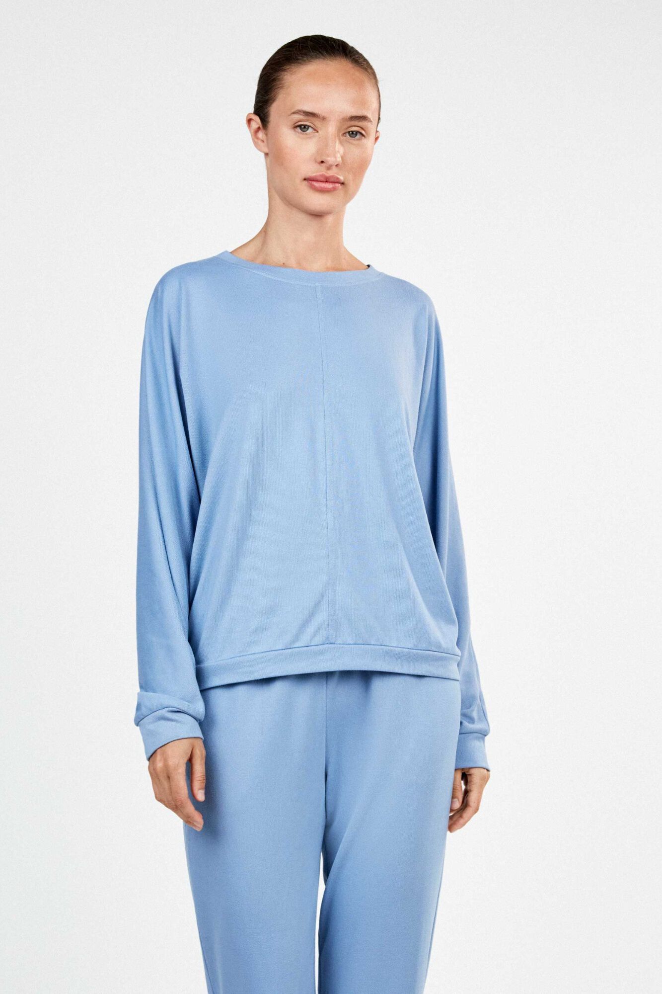Gisela Langer Pyjama aus glattem Strick
