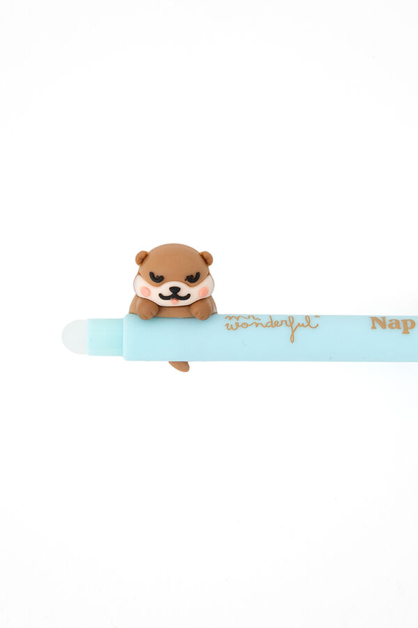 Mr. Wonderful Erasable pen Lazy otter - Nap the day away printed