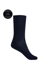 Punto Blanco Calcetines cortos de lana azul