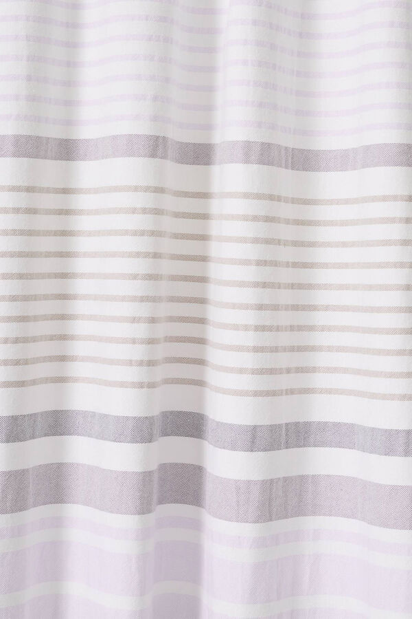Womensecret Striped cotton sarong/towel rózsaszín