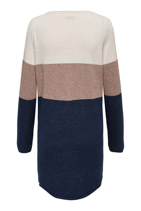 Only Maternity Vestido corto de punto maternity multicolor