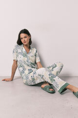 Women'secret Tropical print classic long pyjamas printed