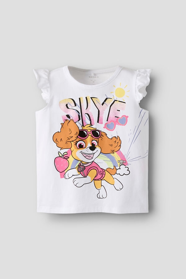 Name it Girl's T-shirt PATRULLA CANINA white