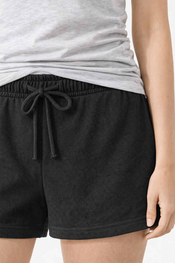 Lmtd Short b&aacute;sico cord&oacute;n ajustable negro