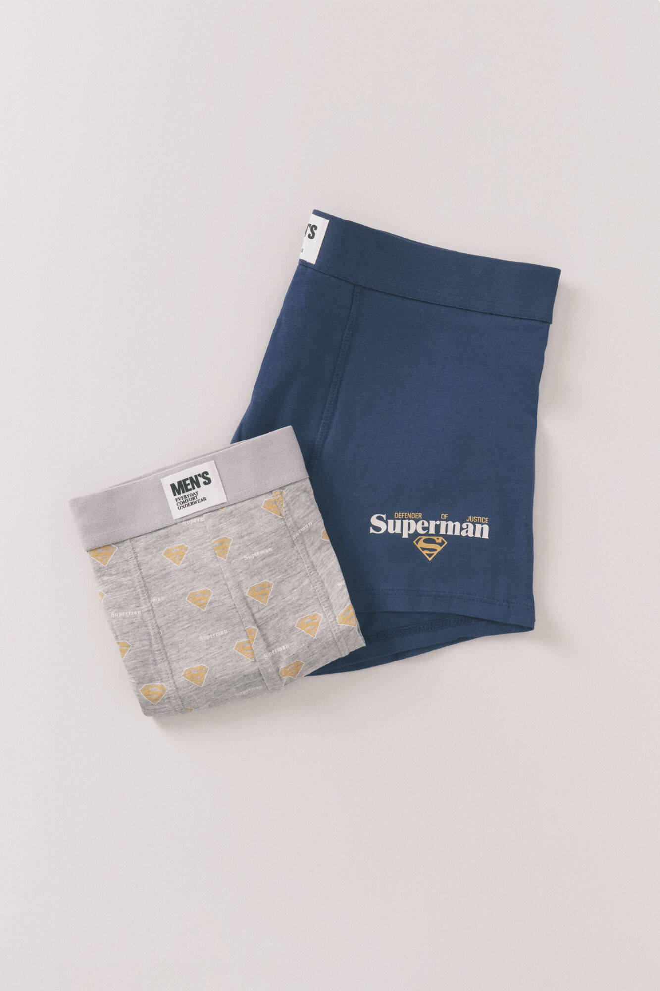 Women'secret Pack of 2 gray Superman boxers