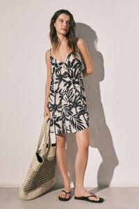 Women'secret Printed strap short dress