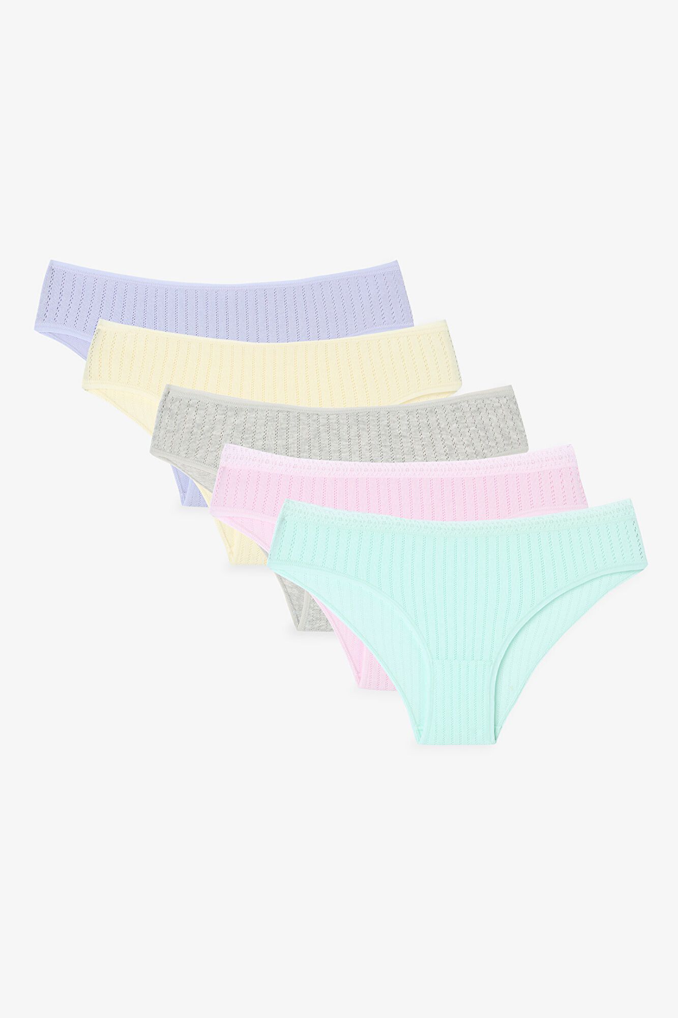 Penti Pack 5 bragas cl&aacute;sicas canal&eacute;