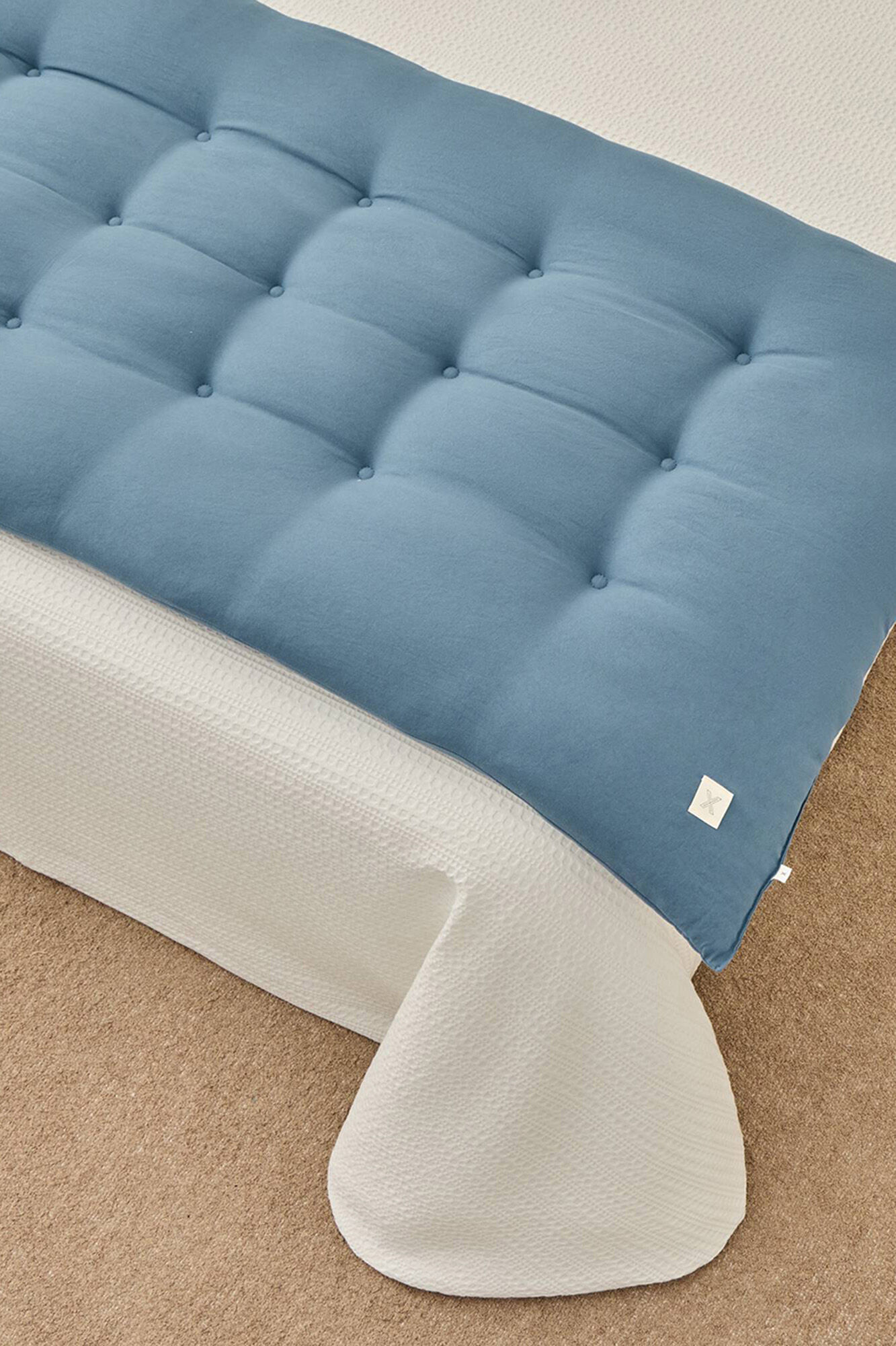 Textura Topper acolchado cuadros