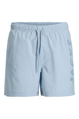 Jack & Jones Contrast logo detail swimwear blue