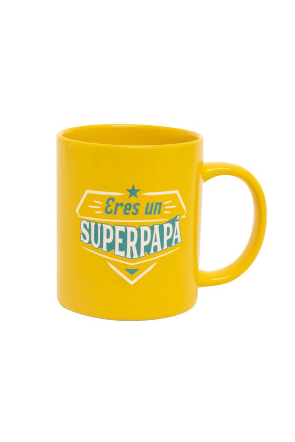 Womensecret Mug with lid - Eres un superpapá (You're a superdad) mit Print