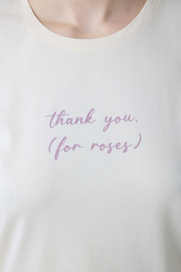 Penti Pink capri pyjamas set Print