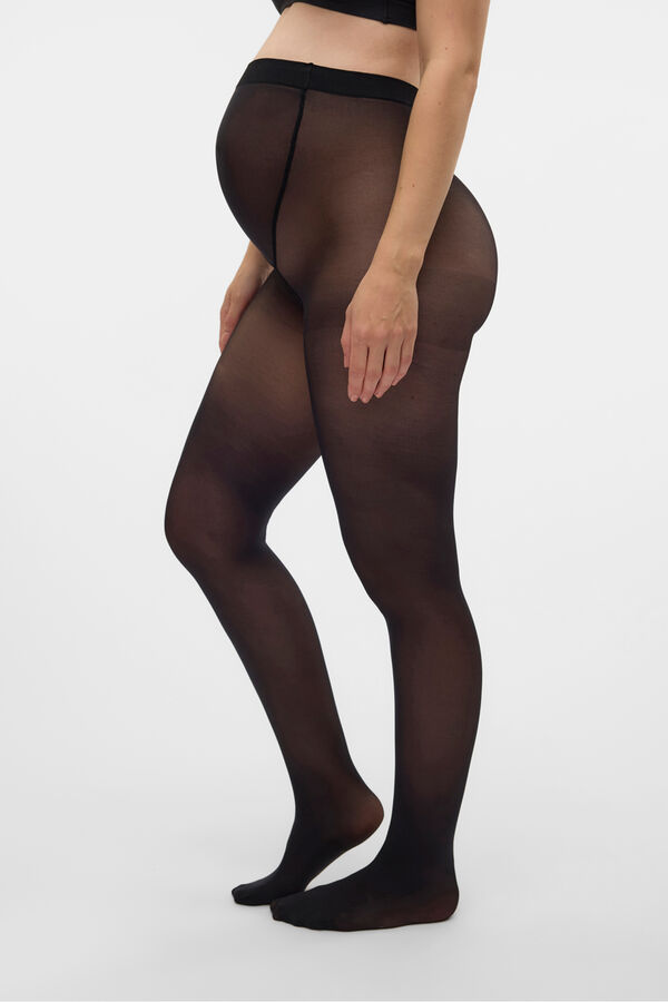 Mamalicious Pack 2 medias cintura alta maternity negro