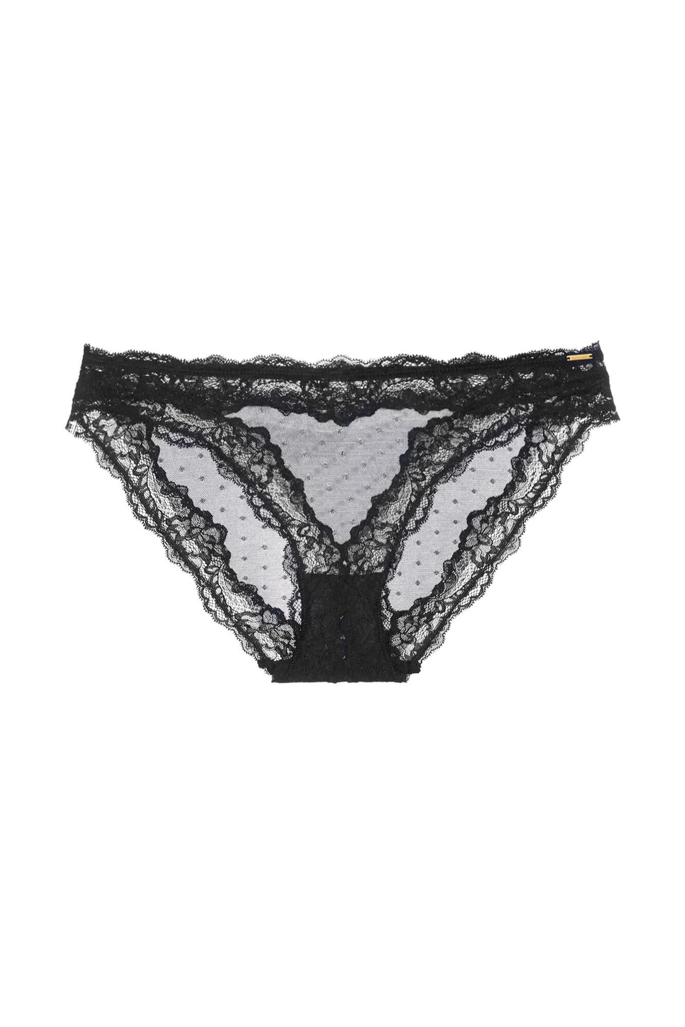 Dorina Braga cl&aacute;sica de encaje con lunares brillantes