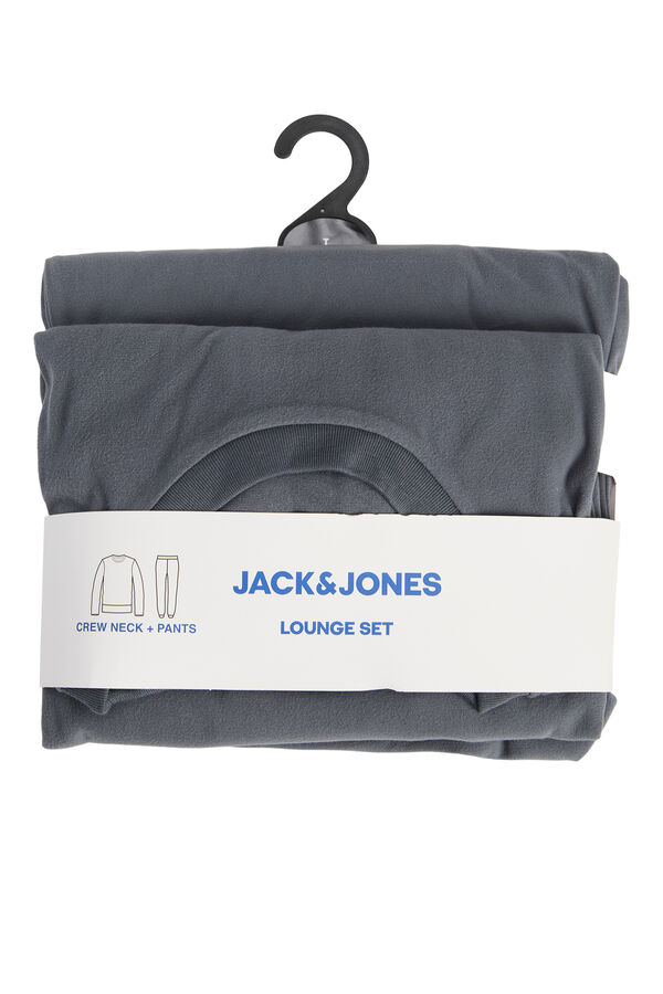Jack & Jones Pijama comprido soft touch cinzento