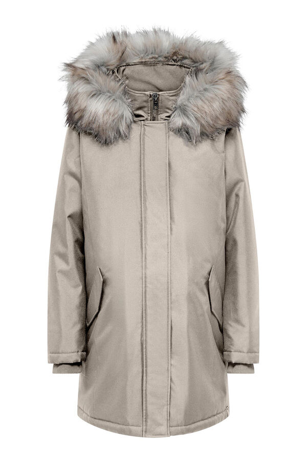 Womensecret Maternity parka with hood gris